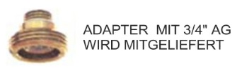 *Wasserhahn m.Eimerhaken u.Hebelgriff 1/2"AG, inkl. Rosette, Ms bronziert *Achtung Pflegehinweise beachten!