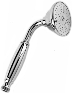 KLASSIK Handbrause Retro "Nr.1" 1/2"AG, Messing chrom 