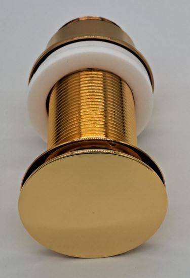 *Schaftventil mit Permanentstopfen o.ÜL Schaftlänge 100mm, Ms GOLD *Achtung Pflegehinweise beachten!