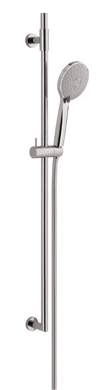 *Brausegarnitur "DESIGN R90", komplett Ms BRONZE, variable Befestigung *ACHTUNG beigepackte Pflegehinweise beachten