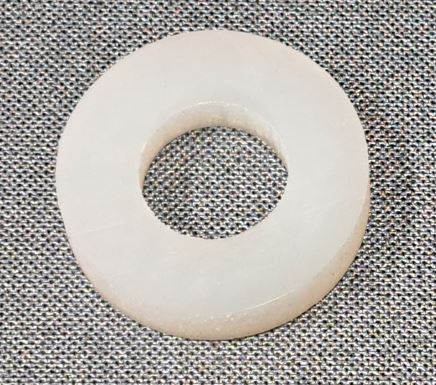 Kneippschlauch Silikon Haltering milchig-weiß/satiniert (39x19x8mm) 