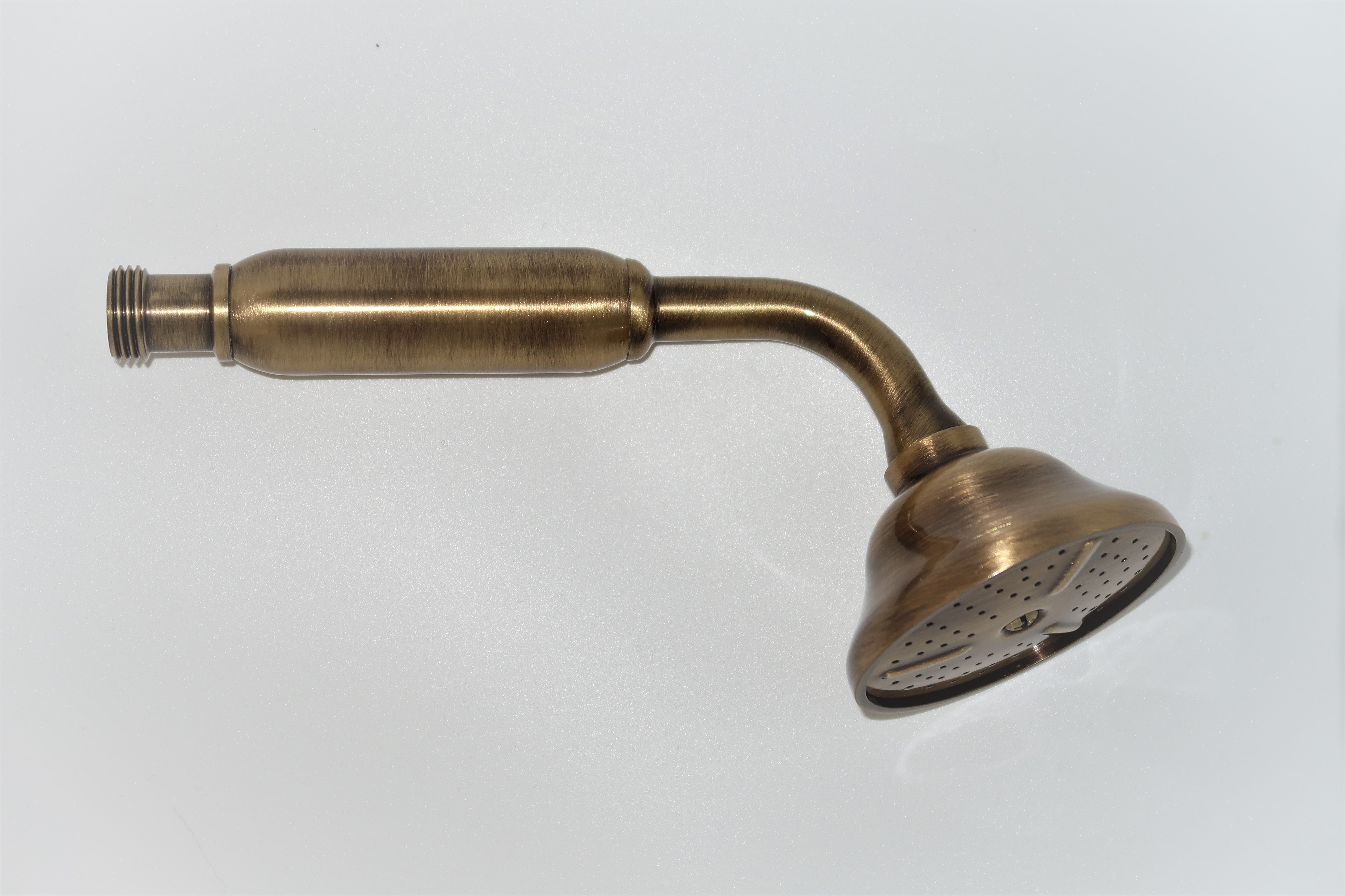 *KLASSIK Handbrause Retro "Nr.1" 1/2"AG, Messing bronze *ACHTUNG beigepackte Pflegehinweise beachten