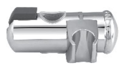 Konusgleiter mit Drücker, d=23mm ABS chrom 