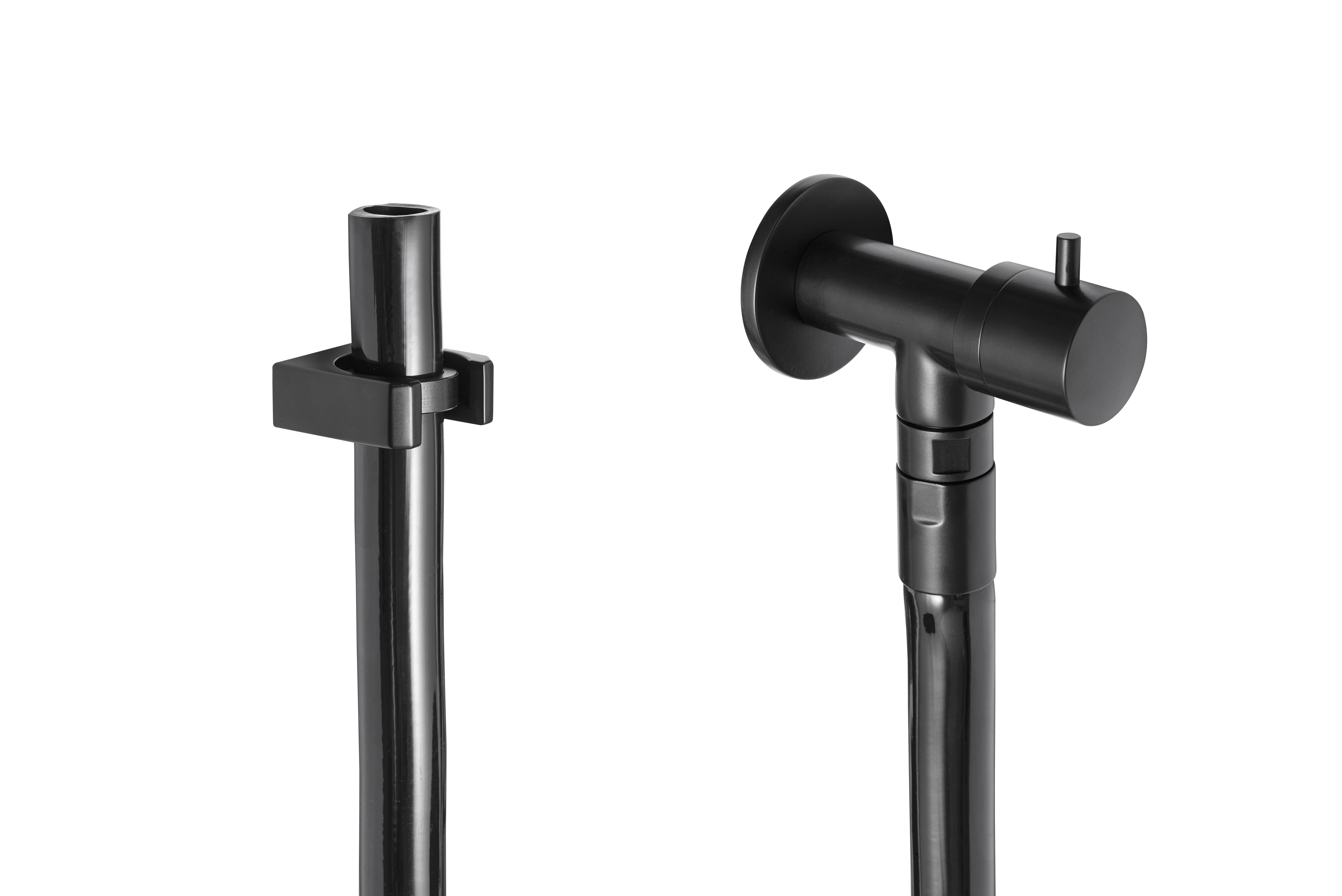 *Kneipp/Sauna-Garnitur SCHWARZ, SCHWARZ-MATT Schl.3/4"-200cm, Hahn."Mod.R20".3/4" *ACHTUNG beigepackte Pflegehinweise beachten