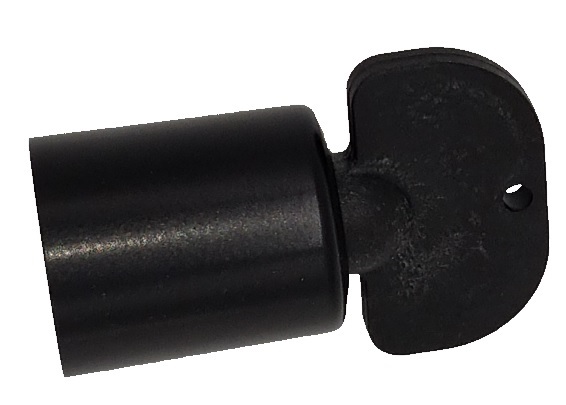 *Steckschlüsseloberteil f.Kemper Frosti Plus XL 1/2" schwarz-matt DESIGN-Ausführung, inkl.Steckschlüssel (passend für 8159.S6 *ACHTUNG beigepackte Pflegehinweise beachten