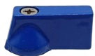 Aluminium Griff blau zu EDELSTAHL Mini-Kugelhahn 