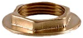 Flanschmutter aus Messing 3/8" 