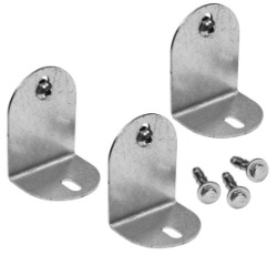 Alu Wasserzapfsäule "Single" BRAUN inkl.Schlauchhalter u.3-Bodenbef.-Winkel 
