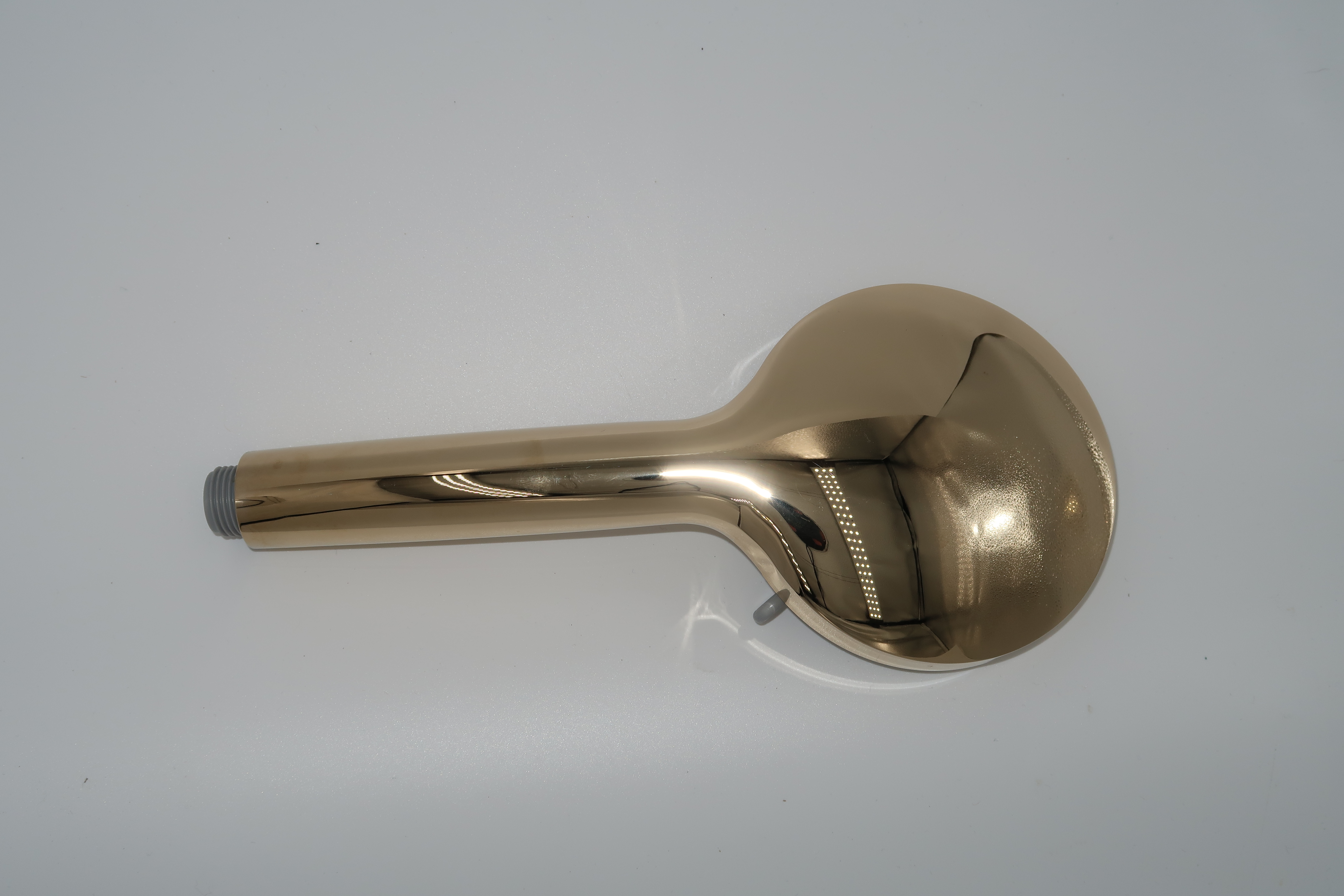 Handbrause "DESIGN 3" 3-strahlig 1/2"AG, Antikalknoppen, ABS gold *Achtung Pflegehinweise beachten!