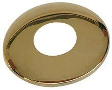 Hahnrosette, Messing poliert 3/4", d=67mm, H=5mm 