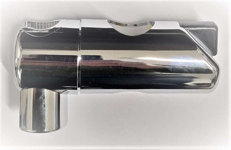 Konusgleiter mit Drücker, d=25mm ABS chrom 