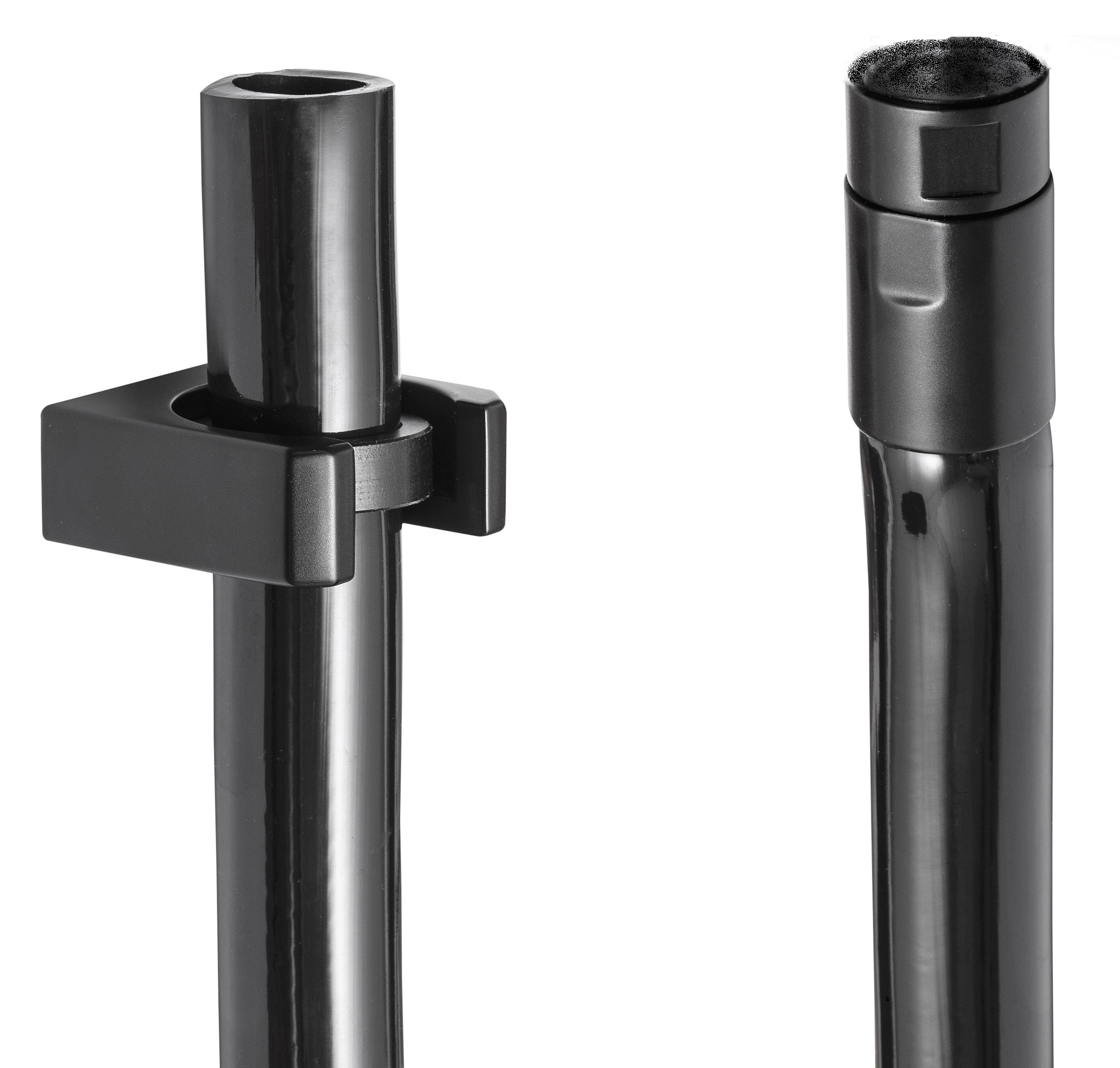 *3/4" Kneipp/Sauna-Schlauch L=200cm, schwarz 3/4"IG, m.Halterung schwarz/matt *ACHTUNG beigepackte Pflegehinweise beachten