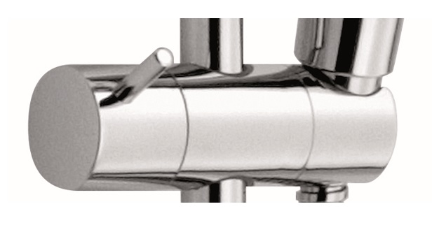 Konusgleiter mit Pin-Griff, d=18mm ABS chrom 