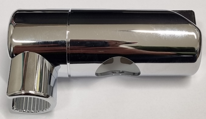 Konusgleiter mit Drücker, d=25mm ABS chrom 