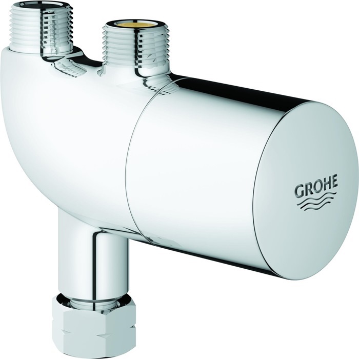 FG Grohtherm Micro Untertisch-Thermostat therm.Verbrühschutz oh.Anschl.-Set, chr. 