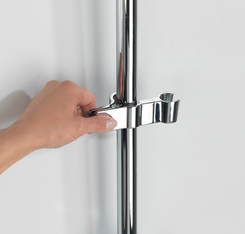 Spezial Konusgleiter Clip, zum Klemmen, 19-25mm Metall verchromt 