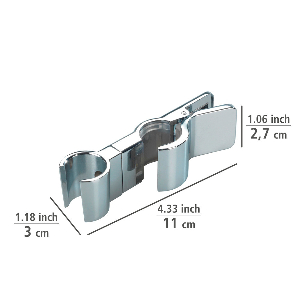 Spezial Konusgleiter Clip, zum Klemmen, 19-25mm Metall verchromt 
