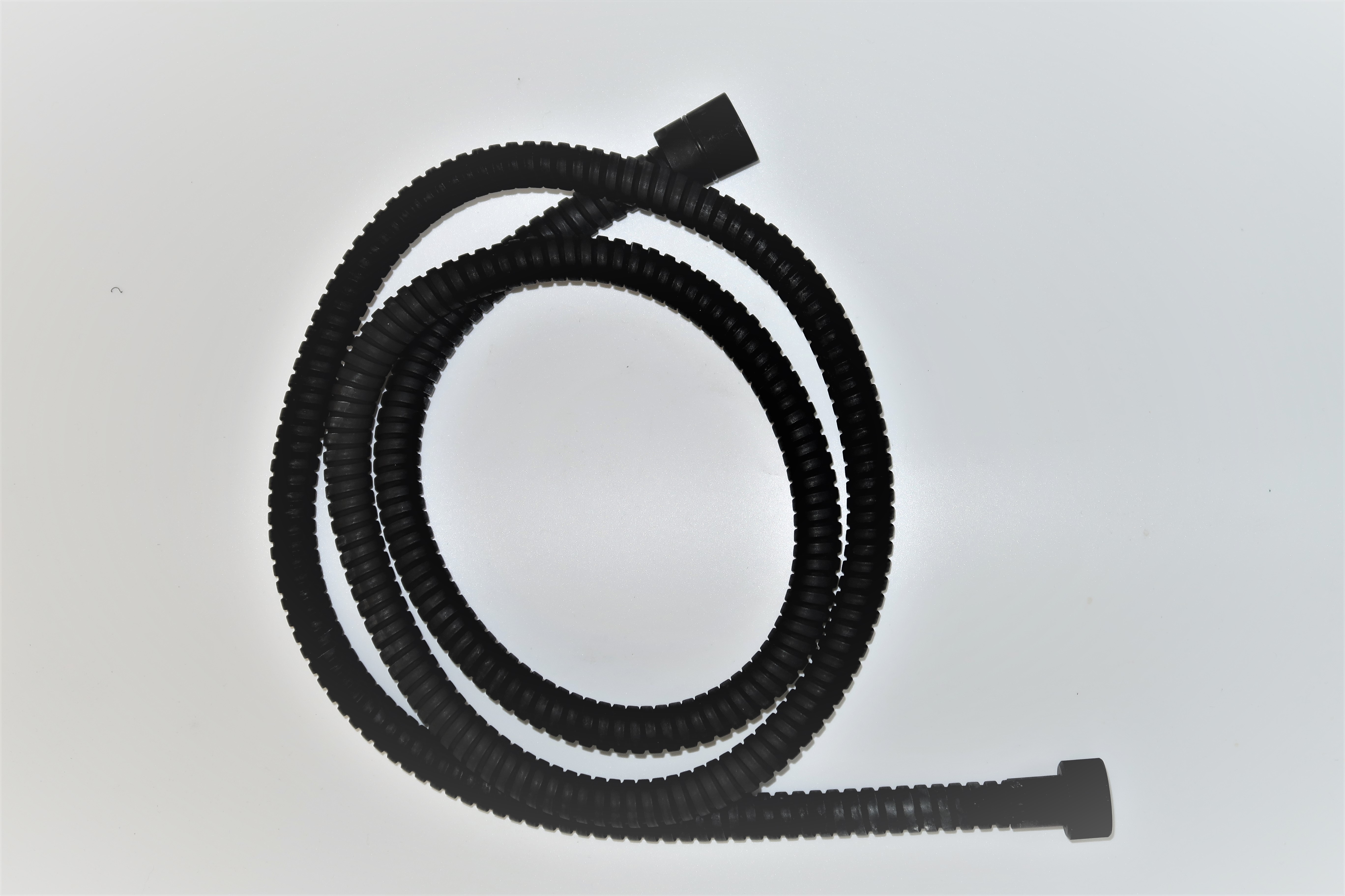 *AGRAFF Brauseschlauch, SCHWARZ-MATT 1/2"Konus x Rändel, L=120cm *ACHTUNG beigepackte Pflegehinweise beachten