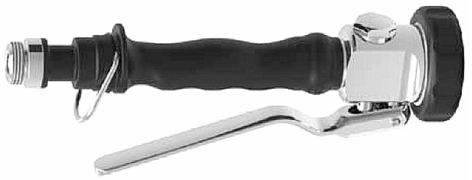 Geschirr- und Reinigungsbrause, schwarz 1/2"AG, bis 75°C und 5 bar 