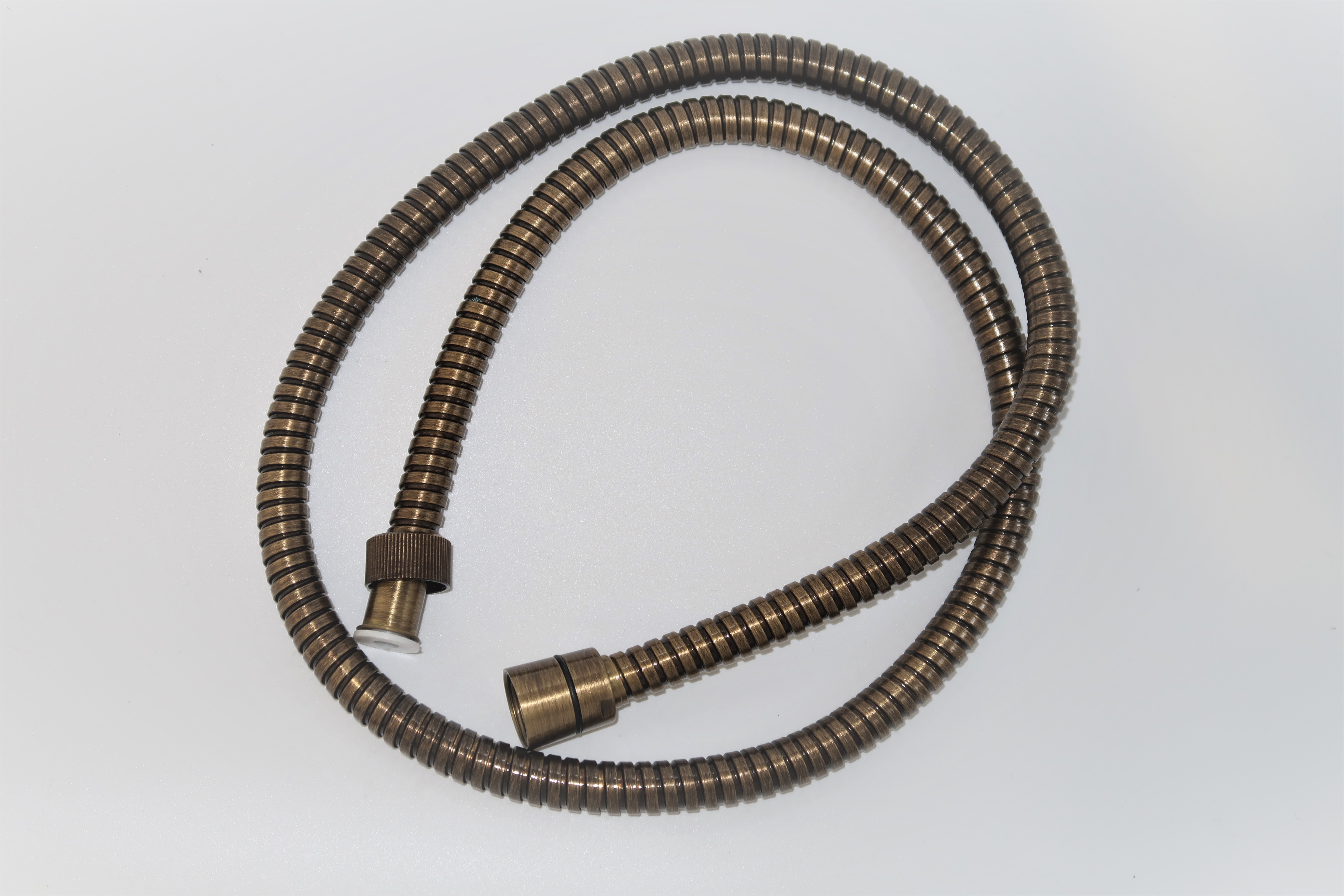 *AGRAFF Brauseschlauch, bronze 1/2"Konus x Rändel, L=120cm *ACHTUNG beigepackte Pflegehinweise beachten