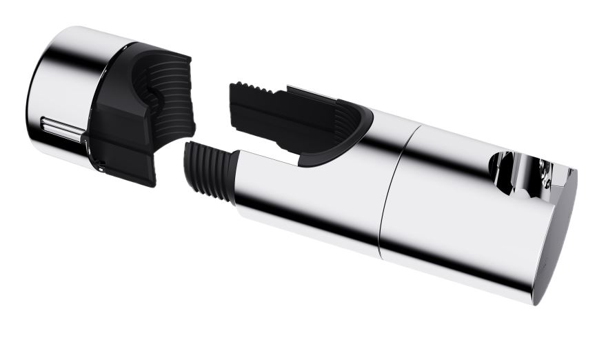 Spezial Konusgleiter, d=22-23mm Kunststoff verchromt 