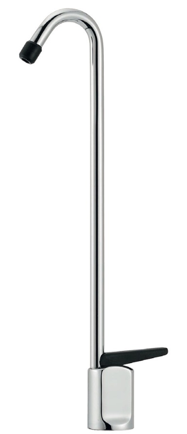 Selbstschluss Glasfüllerarmatur m.Tippbetätigung 3/8"AG, Ms verchromt 