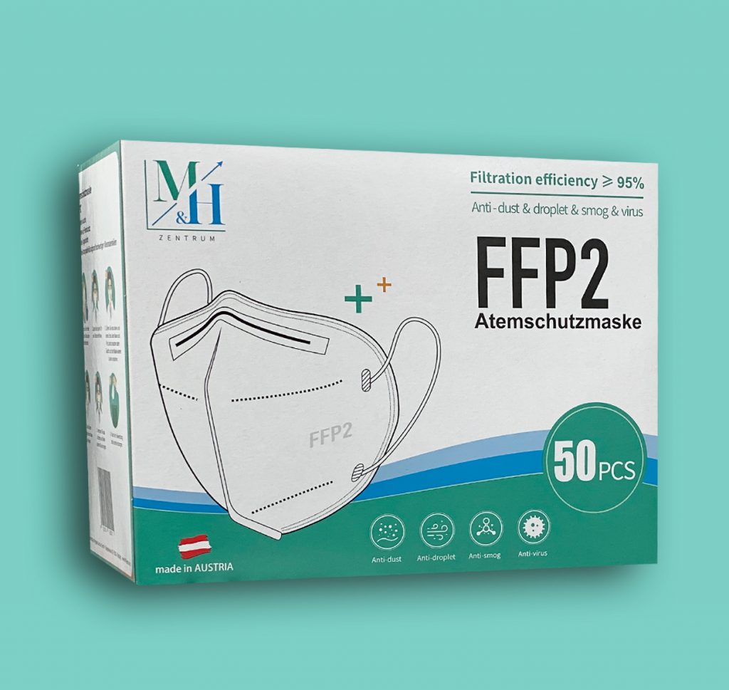 FFP-2 Mund-u.Nasen-, Atemschutzmaske ÖTI-zertifiziert, Made in Austria!  FFP-2 Mund-u.Nasen-, Atemschutzmaske ÖTI-zertifiziert, Made in Austria!