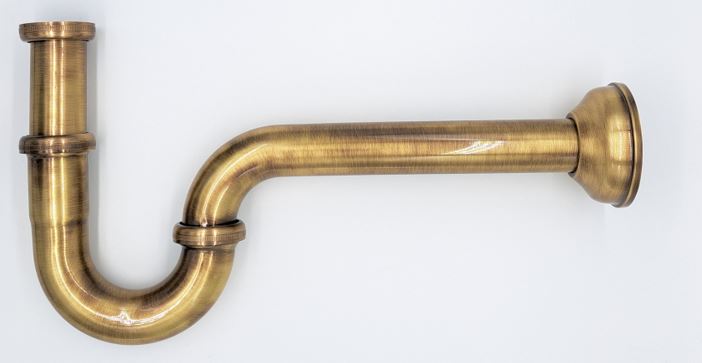 *Waschtisch Röhrensifon 5/4", bronze *Achtung Pflegehinweise beachten!