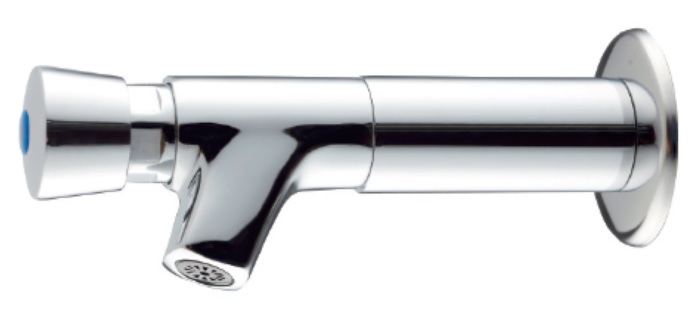 *Selbstschluss Auslaufventil 1/2"AG, A=120mm, Messing verchromt *Bedienungshinweise/Beipackzettel beachten