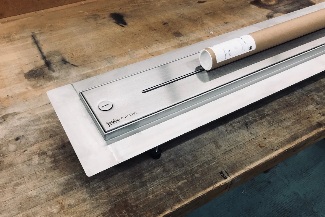 Unocconi Joulia Twinline 6-Rohr kurz Duschrinne m.Wärmetauscher, m.Abdeckung geschliffen wandseitige Montage 