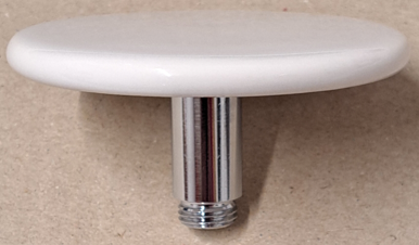 Laufen Ventilabdeckung SaphirKeramik rund nicht verschließbar weiß H8983060000001