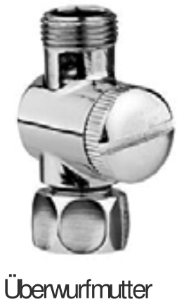 *Nachrüst-Filter für Eckventile 1/2"IGx1/2"AG, Ms chrom *zur Montage AUF das ECKVENTIL