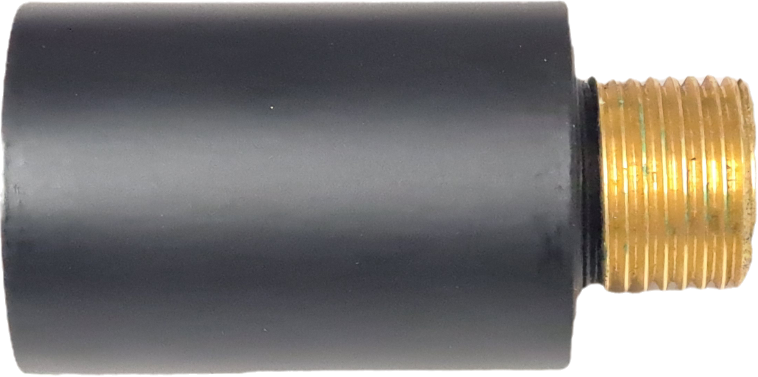 *Verlängerung 5cm für 6203.S1+6203.S2 1/2"IGxAG Ms schwarz-matt, A=50mm *Achtung Pflegehinweise beachten!
