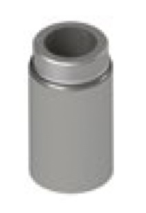 Verlängerung 50mm für Selbstschluss Waschtisch-Standventil 6207.N2, Edelstahl gebürstet 