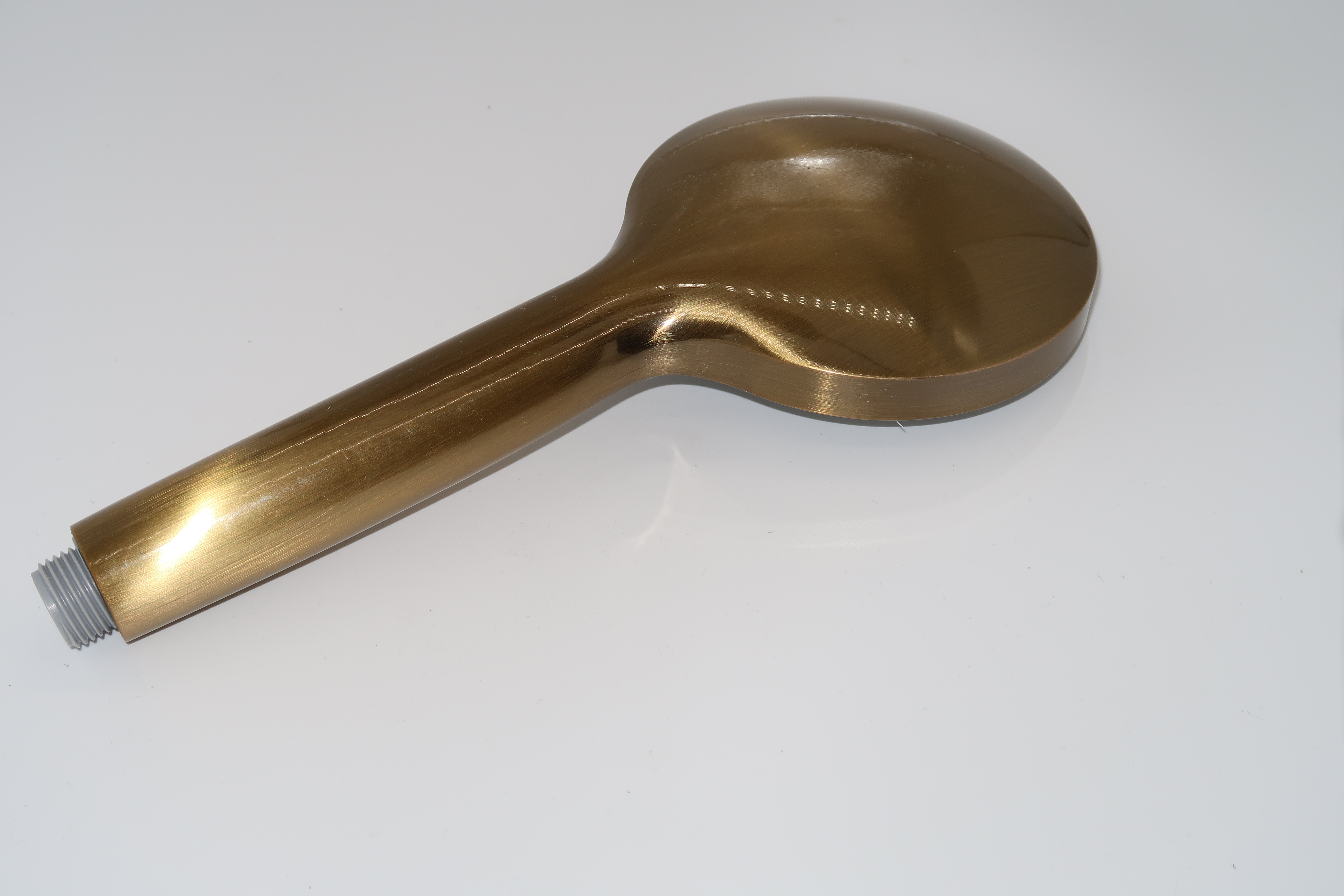 Handbrause "DESIGN 3" 3-strahlig 1/2"AG, Antikalknoppen, ABS bronze *Achtung Pflegehinweise beachten!