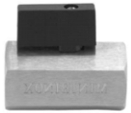 EDELSTAHL Mini-Kugelhahn 1/2"IGx1/2"IG 