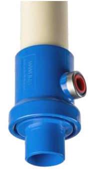 Unocconi Counter Flow Duschrohr VX2100, Wärmetauscher L=2100mm, D=92mm,  inkl.Montagematerial 