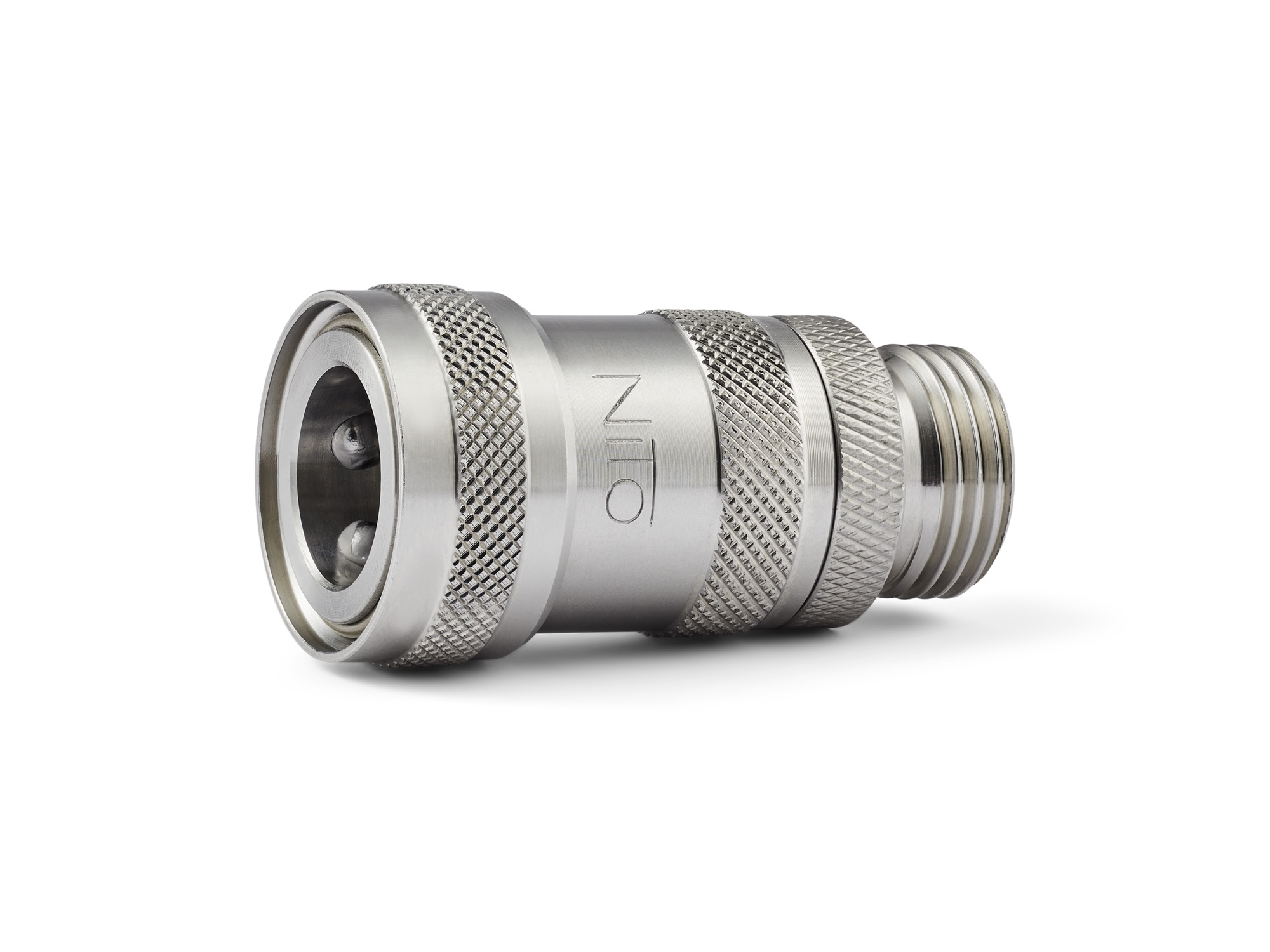 *NITO Kupplungsteil mit Wasserstop 1/2"AG, Edelstahl, foodsave *Vorabsperrung erforderlich, WSK dürfen nicht permanent unter Druck stehen *NITO Kupplungsteil mit Wasserstop 1/2"AG, Edelstahl, foodsave *Vorabsperrung erforderlich, WSK dürfen nicht permanent unter Druck stehen