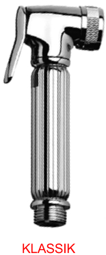 *BIDET/WC Handbr. "KLASSIK", selbstschl. Brausestrahl, 1/2"AG, Messing chrom *ACHTUNG Beipackzettel beachten