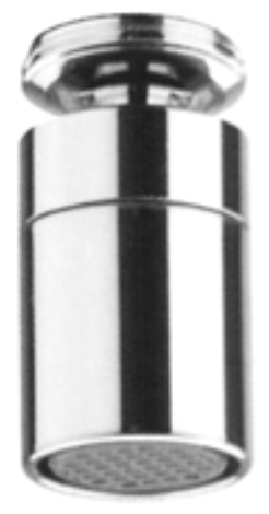 *Minimal Perlstrahler mit Kugelgelenk M18x1-AG, Messing gold *Achtung Pflegehinweise beachten!