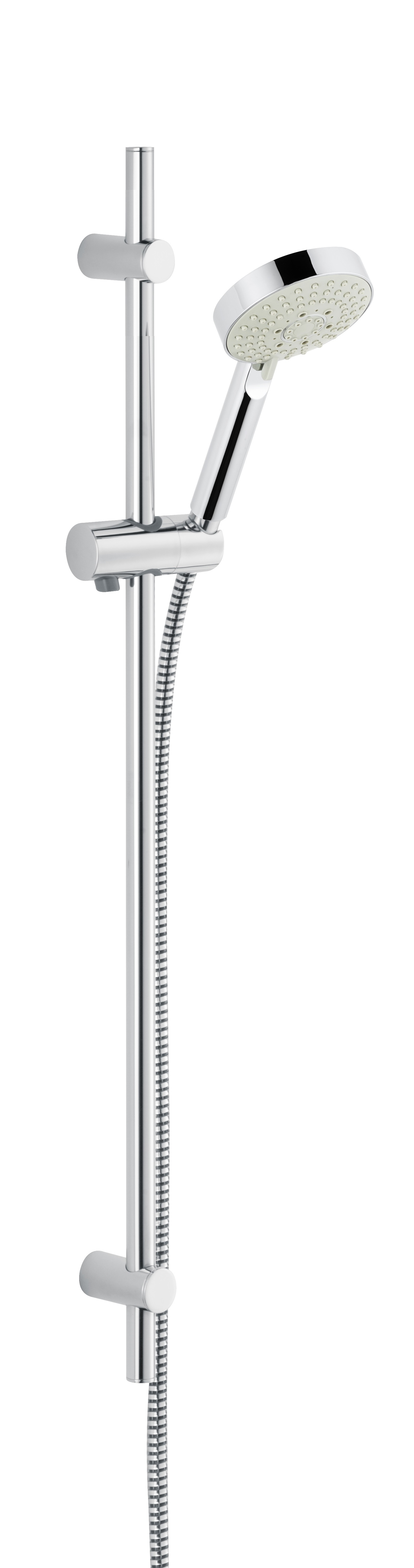 Std. Brausegarnitur 600mm, vario, chrom Handbr.5-fach, BS=150cm, inkl.Gleiter 