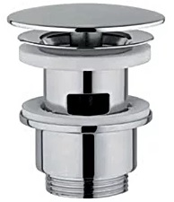 *Schaftventil m.Permanentstopfen m.ÜL 5/4", S=10-45mm, Edelstahl optik *Achtung Pflegehinweise beachten!