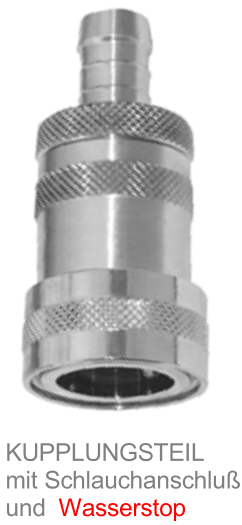 *NITO Schlauchkupplung m.Wasserstop Stecktülle 3/4",  Messing verchromt *Vorabsperrung erforderlich, WSK dürfen nicht permanent unter Druck stehen *NITO Schlauchkupplung m.Wasserstop Stecktülle 3/4",  Messing verchromt *Vorabsperrung erforderlich, WSK dürfen nicht permanent unter Druck stehen