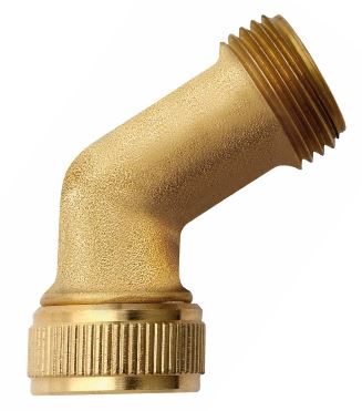 45° Winkelstück, Ms blank 3/4"IGx3/4"AG 