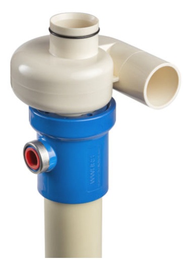 Unocconi Counter Flow Duschrohr VX2100, Wärmetauscher L=2100mm, D=92mm,  inkl.Montagematerial 