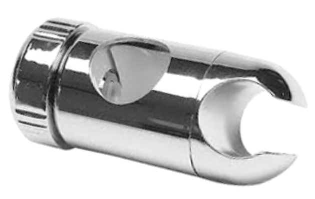 Konusgleiter mit Handrad, d=25mm ABS chrom 