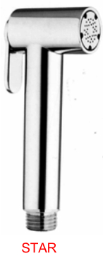 *BIDET/WC Handbr. "STAR", selbstschl. Brausestrahl, 1/2"AG, Messing chrom *ACHTUNG Beipackzettel beachten