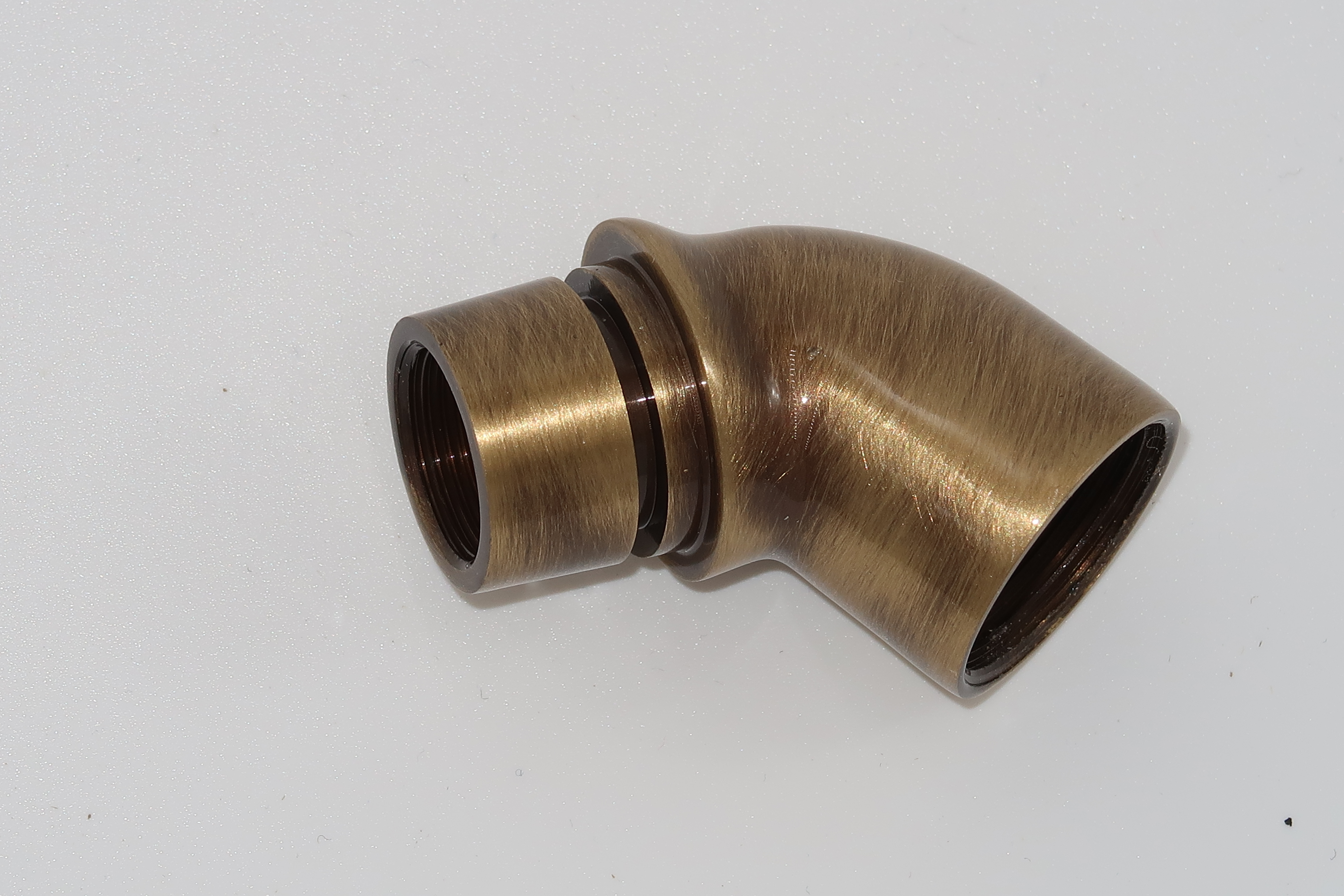 *Handbrause Winkelstück 1/2"IG x M15x1"IG, Messing bronziert *ACHTUNG beigepackte Pflegehinweise beachten