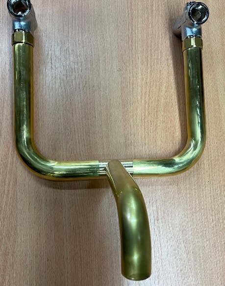 *Kemper Frosti 578 XL 1/2" schwarz-matt DESIGN-Ausführung, 150-530mm *ACHTUNG beigepackte Pflegehinweise beachten