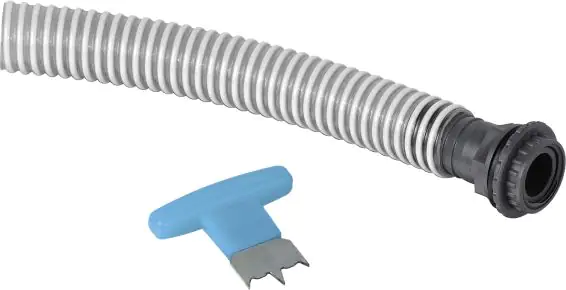 Anschluss-Set 32mm f.Filtersammler 25cm Spiralschlauch inkl. Handbohrer 